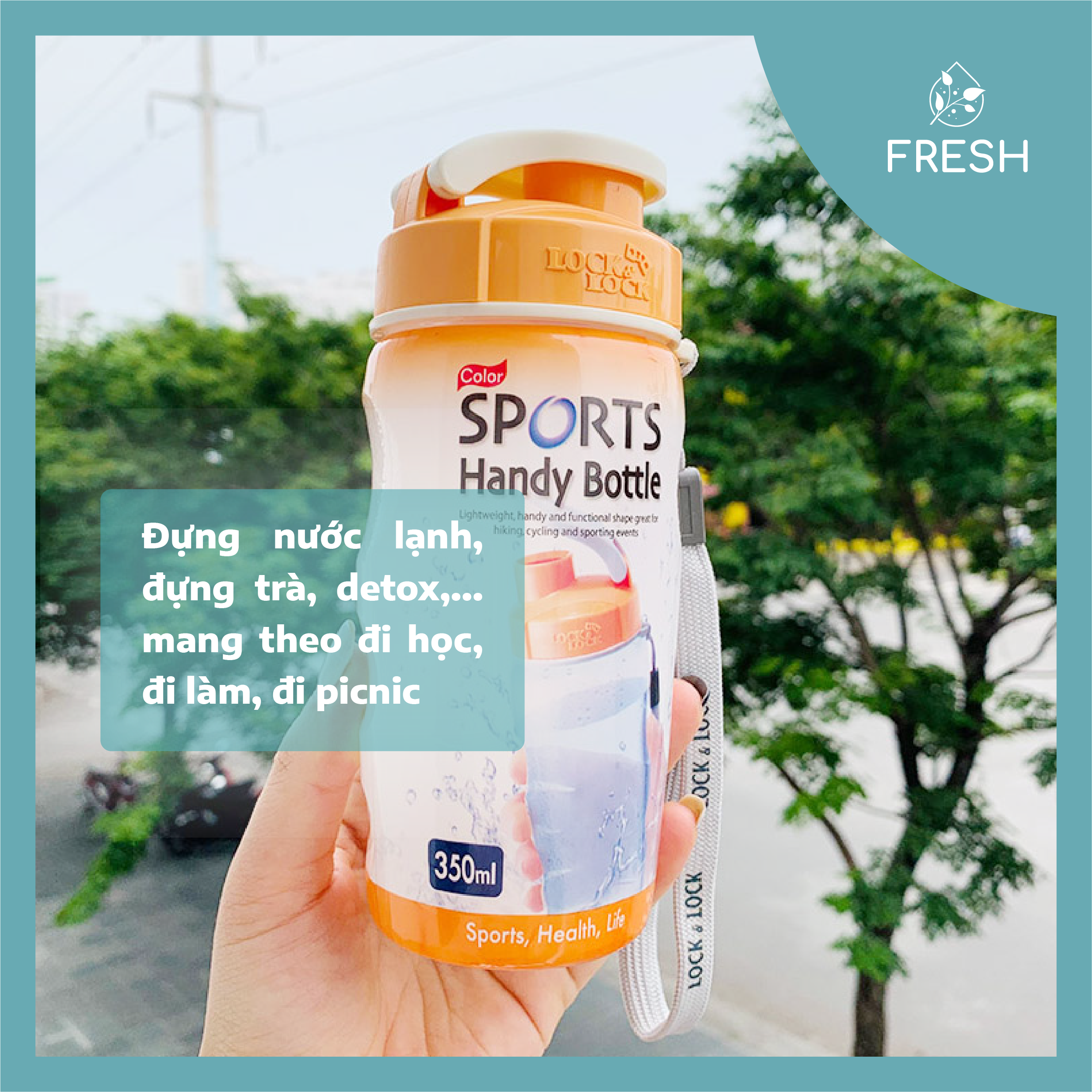 Bình Thể Thao Cầm Tay LocknLock Sports Handy Bottle - FRESH