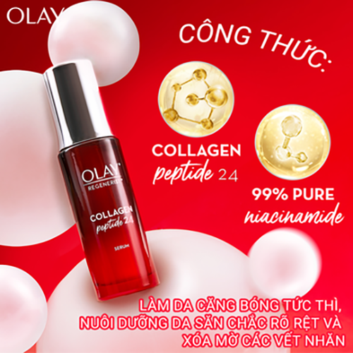 Tinh Chất Serum OLAY Collagen Peptide 24 Tái Tạo Da Căng Bóng 30ml
