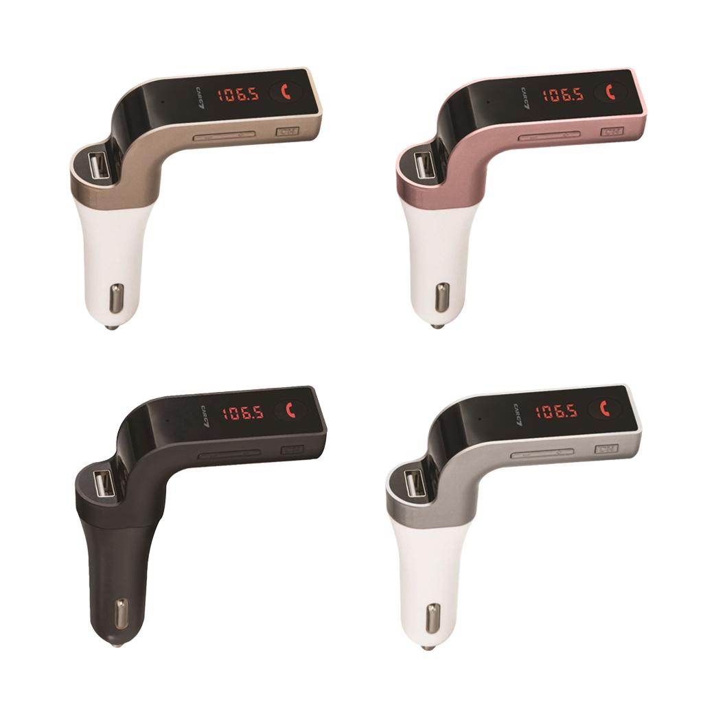 Car G7 Bluetooth FM Transmitter  Wireless Hands Free Modulator