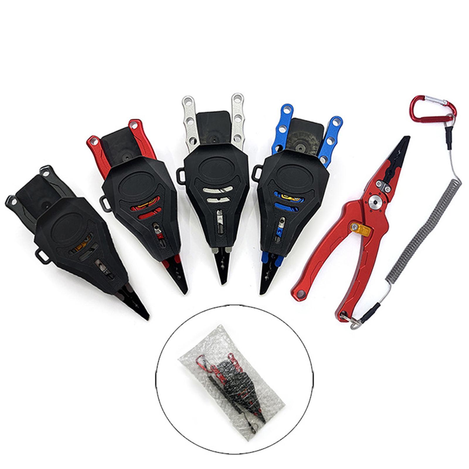 Fishing Pliers Professional Hook Remover for Freshwater Saltwater Fishing 1 Hole