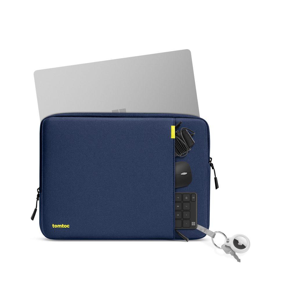 TÚI CHỐNG SỐC TOMTOC 360* PROTECTIVE CHO MACBOOK AIR/PRO 13” bảo vệ hoàn hảo chống va đập và trầy xước cho máy tính - HÀNG CHÍNH HÃNG