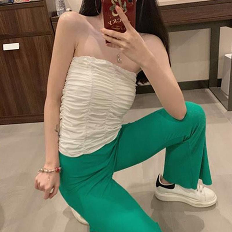 Áo Len Hai Dây Màu Trơn Thời Trang Cho Nữ