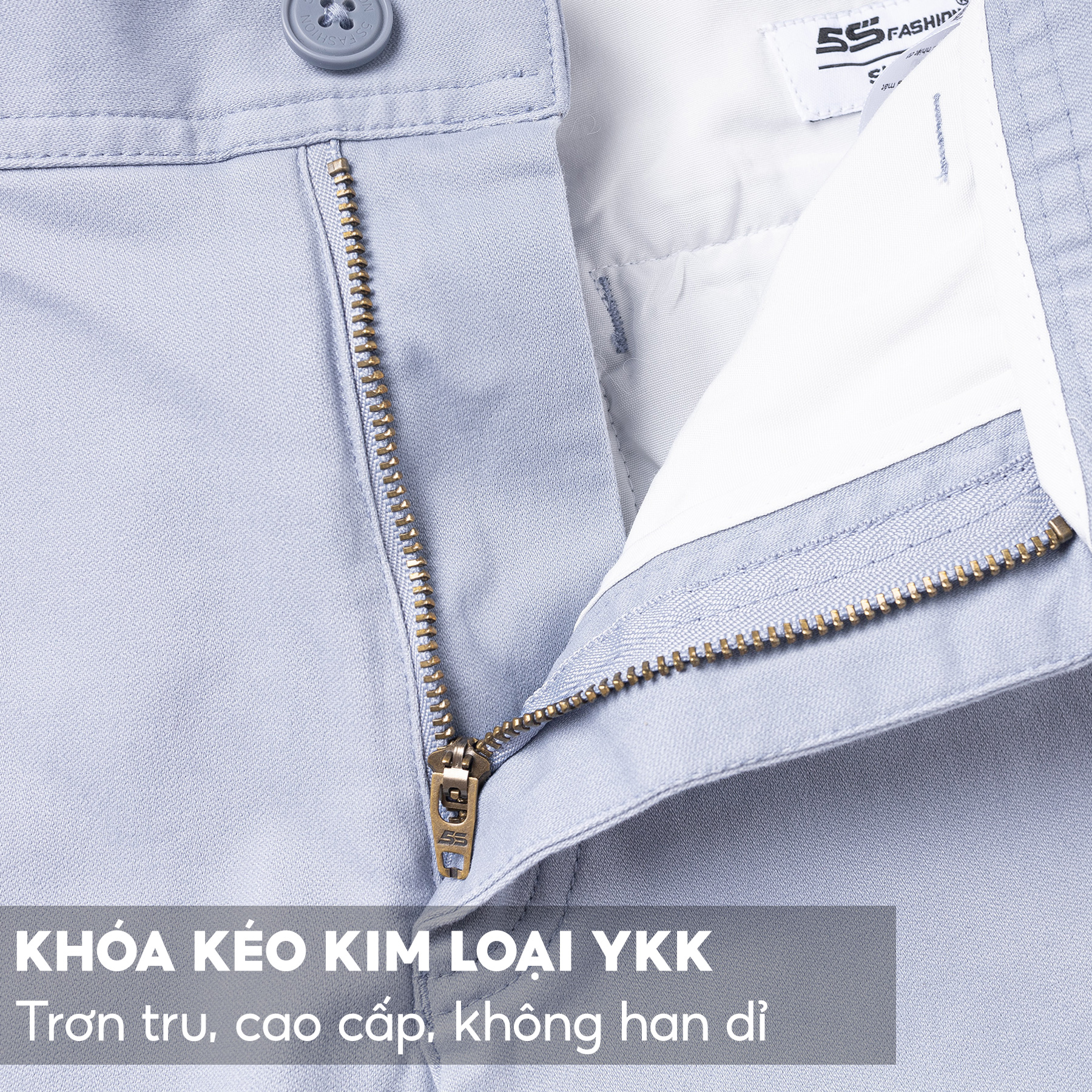 Quần Dài Kaki Nam 5S Premium, Chất Liệu Cotton Cao Cấp, Mềm Mịn, Giữ Phom, Thiết Kế Basic, Lịch Sự