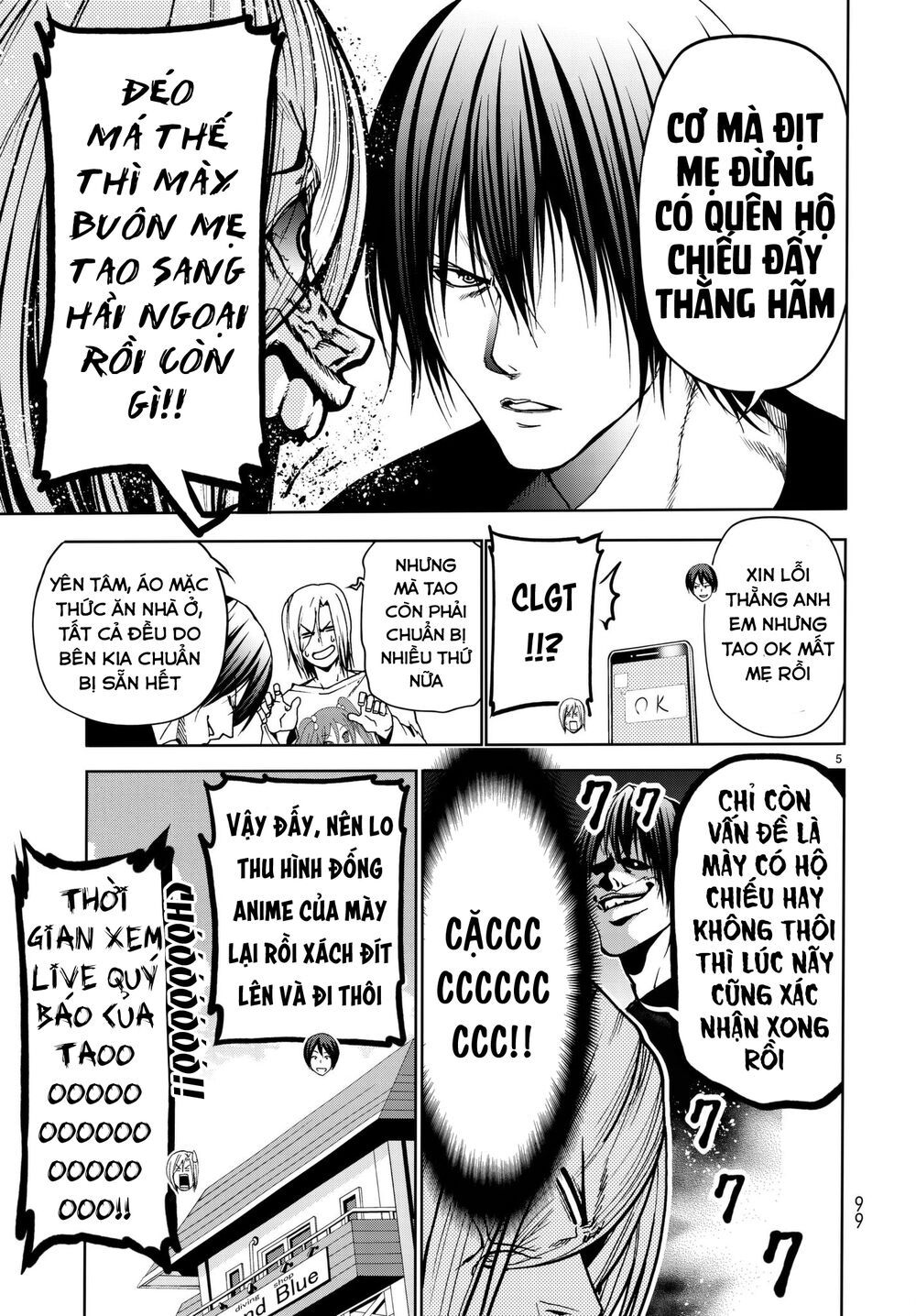 cô gái thích lặn - grand blue chapter 46 5