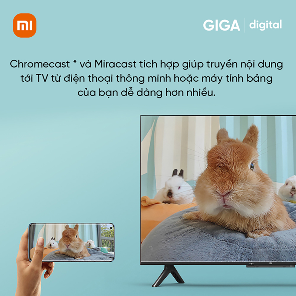 Smart Tivi 4K Xiaomi P1 43 inch - Mi TV - Hàng Chính Hãng - viền siêu mỏng 962 x 205 x 625mm