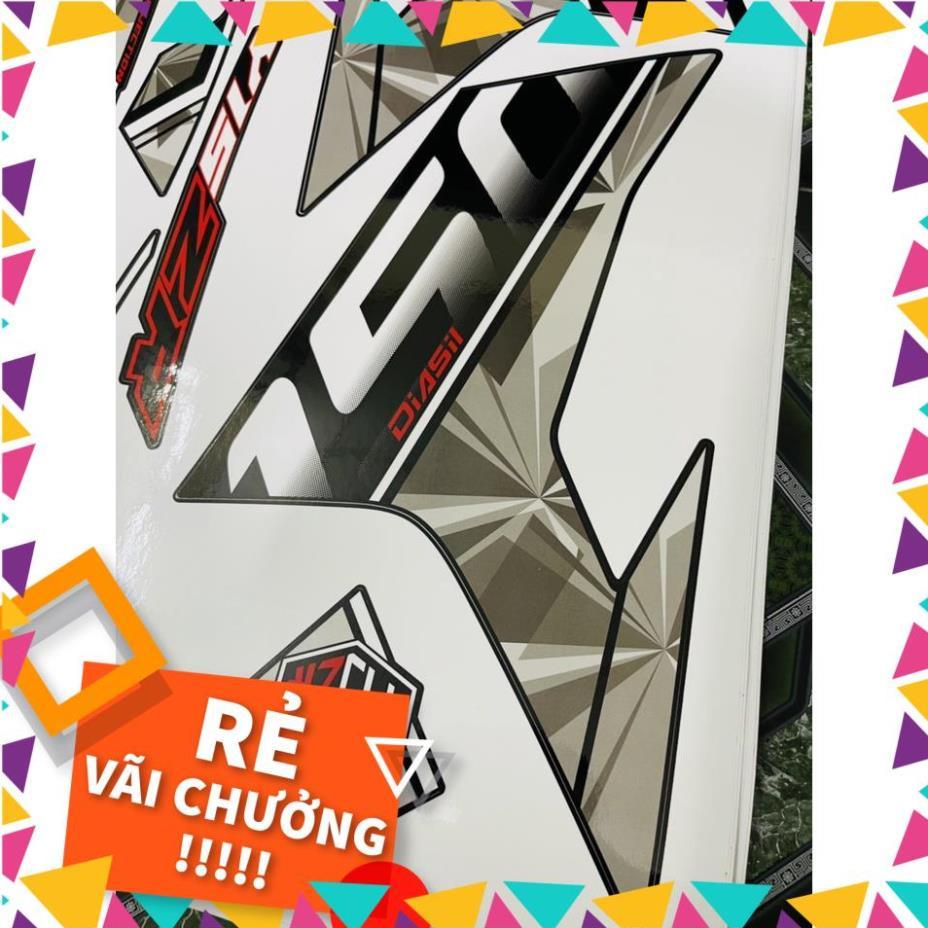 Tem Rời Exciter 150 Mẫu Y15ZR Đen Xám Trắng