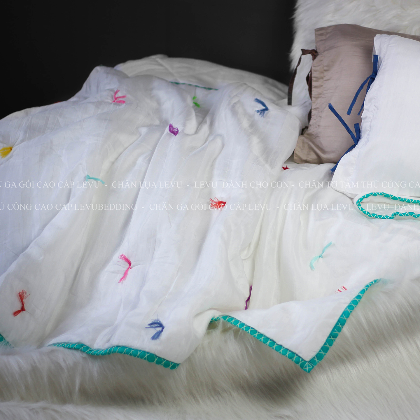 Bộ Chăn & Vỏ Gối Lụa Tơ Tằm Cho Trẻ Em