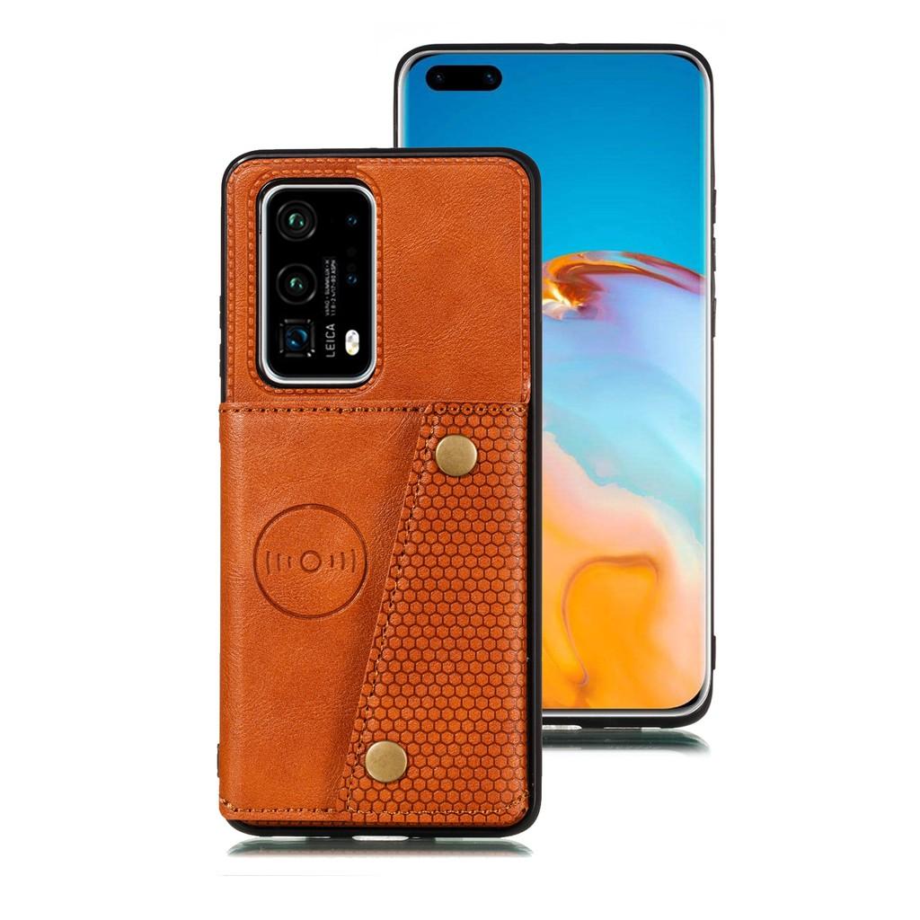 Ốp lưng da ví gập cho Huawei P40 P30 P20 Pro P40 P30 P20 Lite Nova 7i 4e 3e