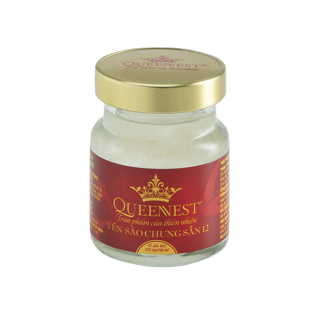 Yến sào chưng sẵn QUEENNEST 12% (Hũ 70ml) 