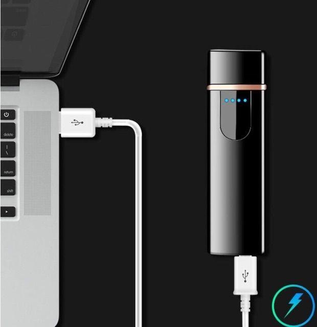 Bật lửa cảm ứng từ siêu hót có kèm dây sạc