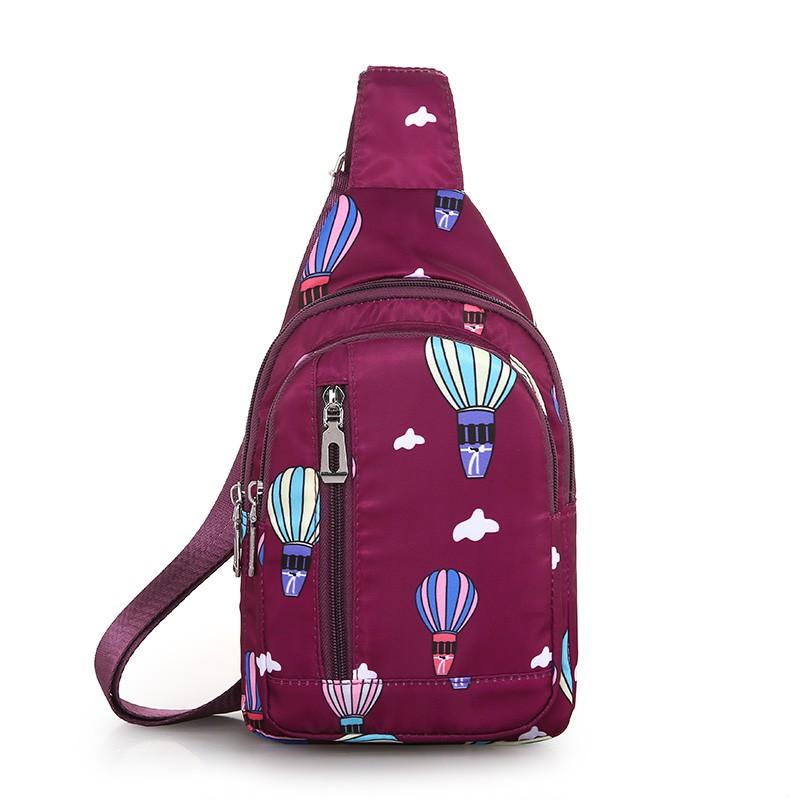 Women's Chest Bag Crossbody Bag One Shoulder Sports Canvas Korean Waist Bag Crossbody Women's Chest Bag