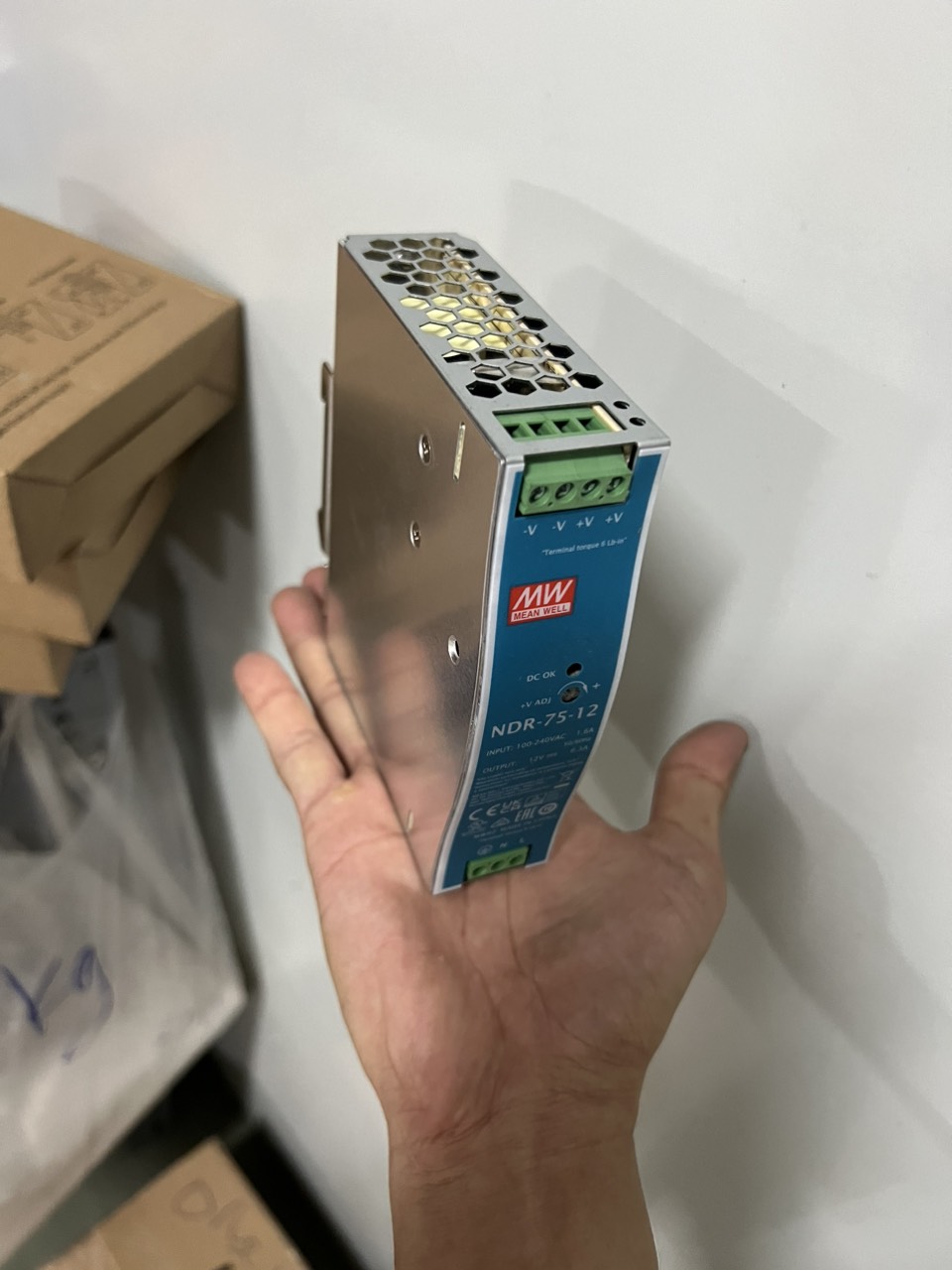 Nguồn Meanwell NDR-75-12 Hàng nhập khẩu