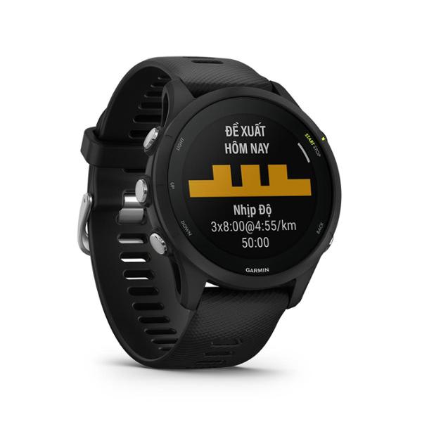 Vòng đeo tay theo dõi sức khỏe/theo dõi vận động Garmin Forerunner 255 Music (Mới, hàng chính hãng