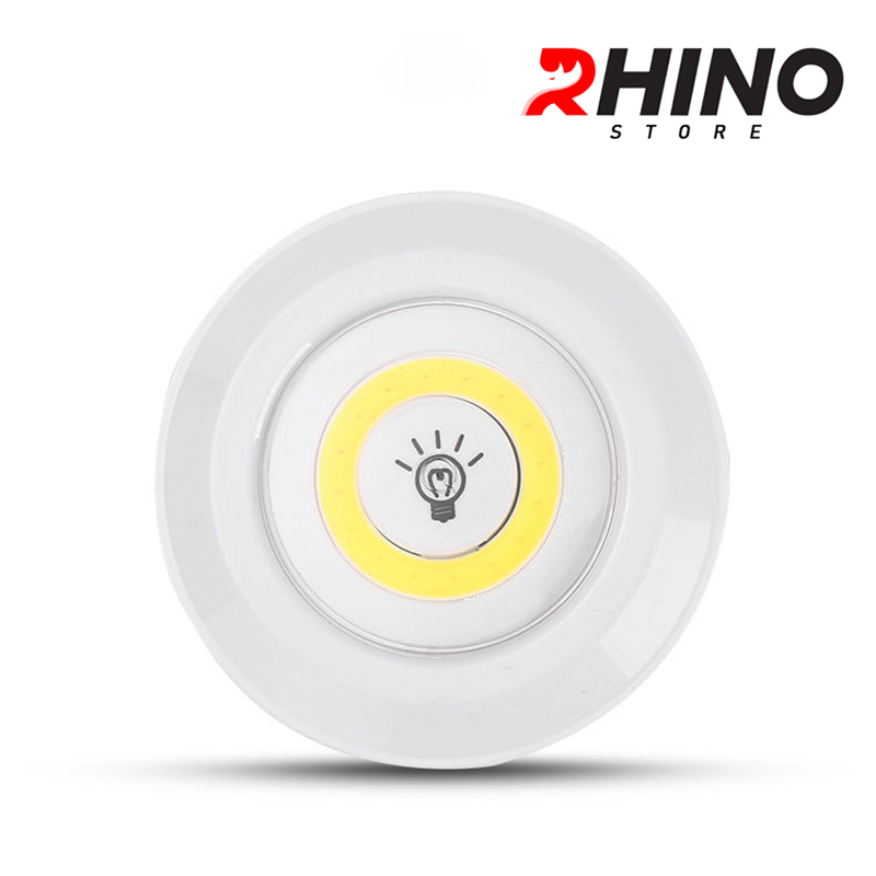 Đèn ngủ điều khiển từ xa Rhino L801, dùng pin AAA, 2 mức độ sáng ánh sáng trắng - Hàng chính hãng