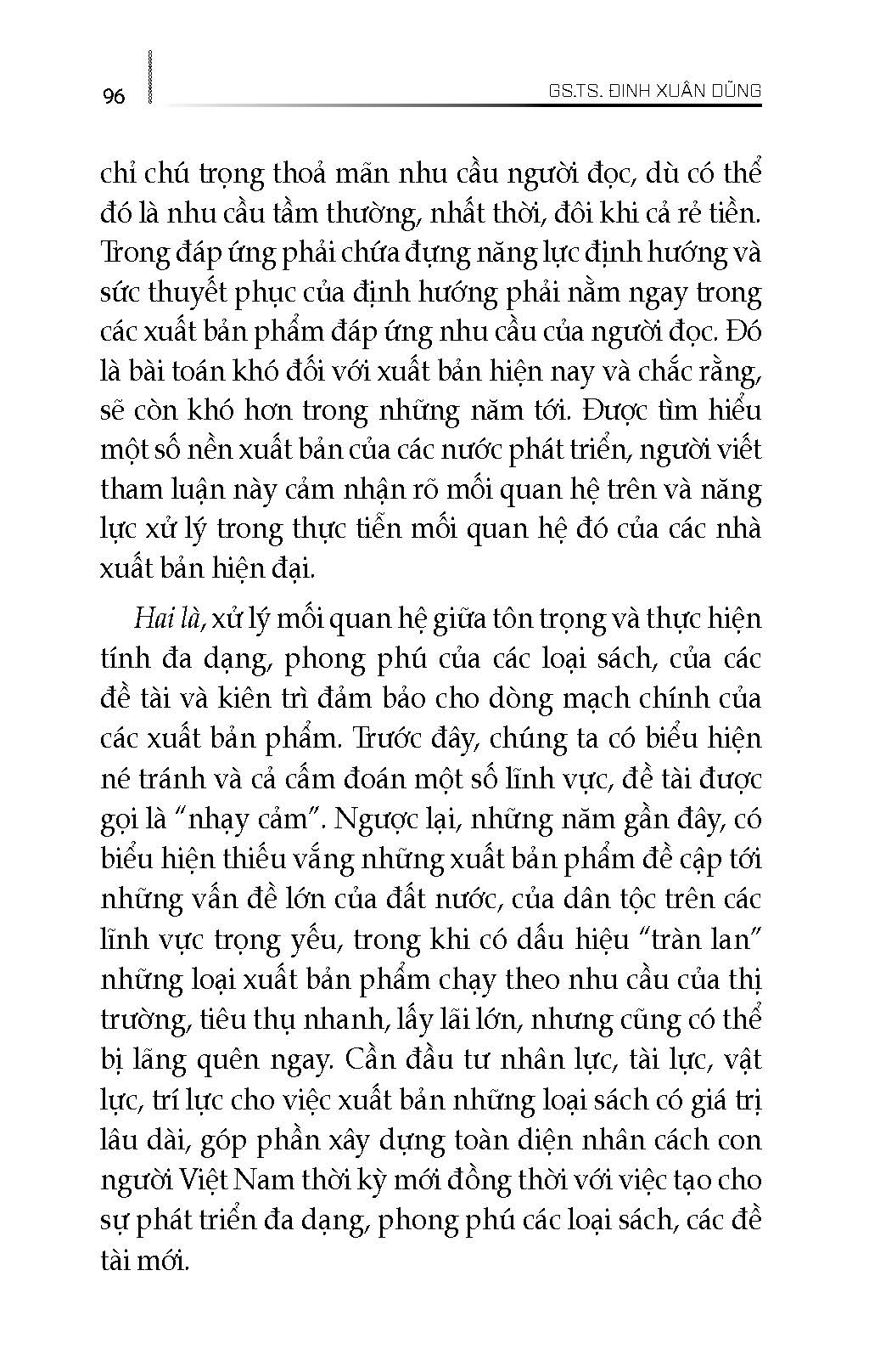 Mấy Vấn Đề Về Xuất Bản Và Văn Hoá Đọc Việt Nam Hiện Nay