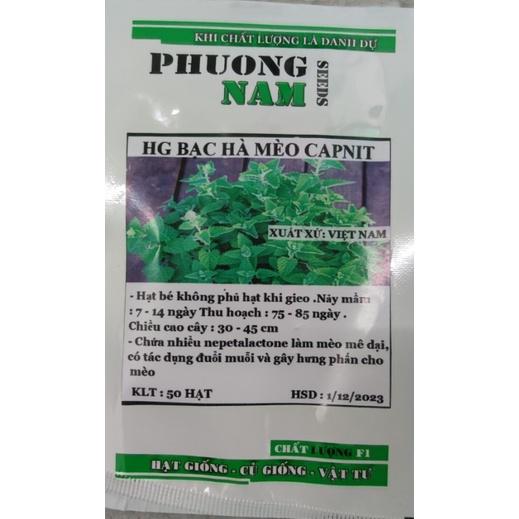 Hạt giống cây bạc hà mèo catnip 50 hạt