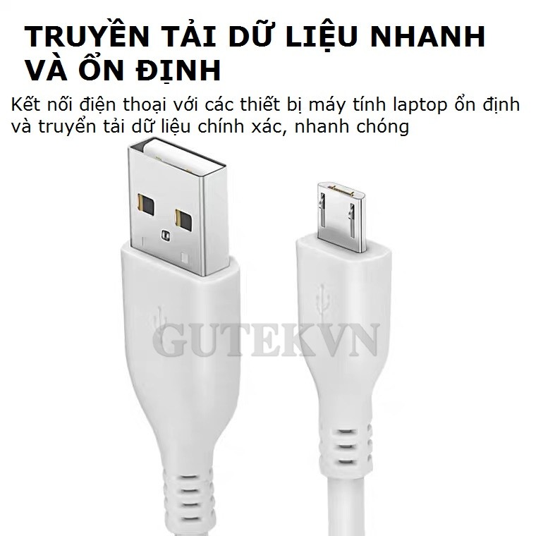 Bộ sạc nhanh 65W dây và củ sạc Gutek Q22 điện thoại tai nghe bluetooth sạc dự phòng an toàn cho thiết bị - Hàng Chính Hãng