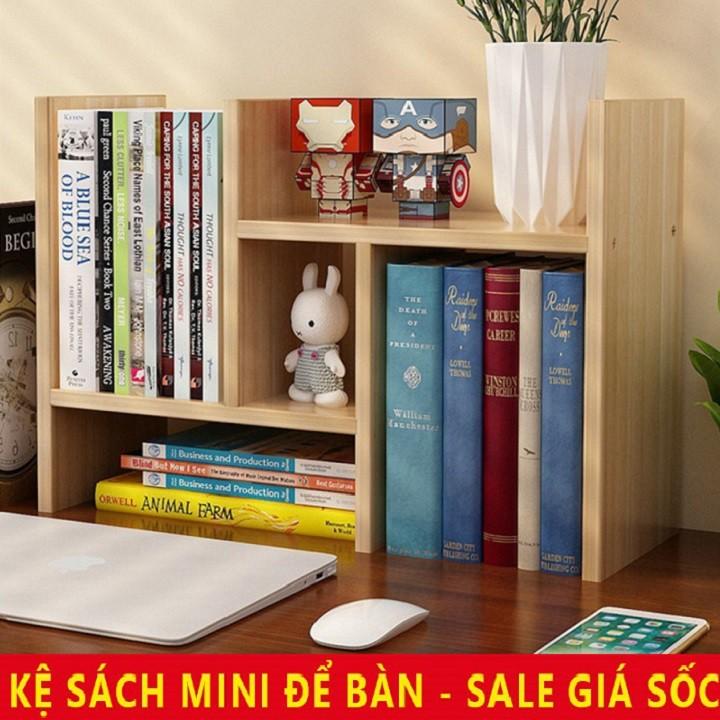 Kệ sách để bàn , kệ sách gỗ lắp ghép đa năng để bàn - ND005