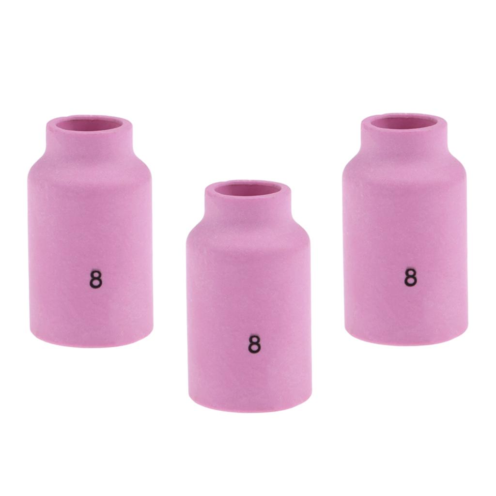 54N14 # 8 TIG Alumina Nozzle Shield Cup for SR PTA DB WP 17 18 26 TIG Torch