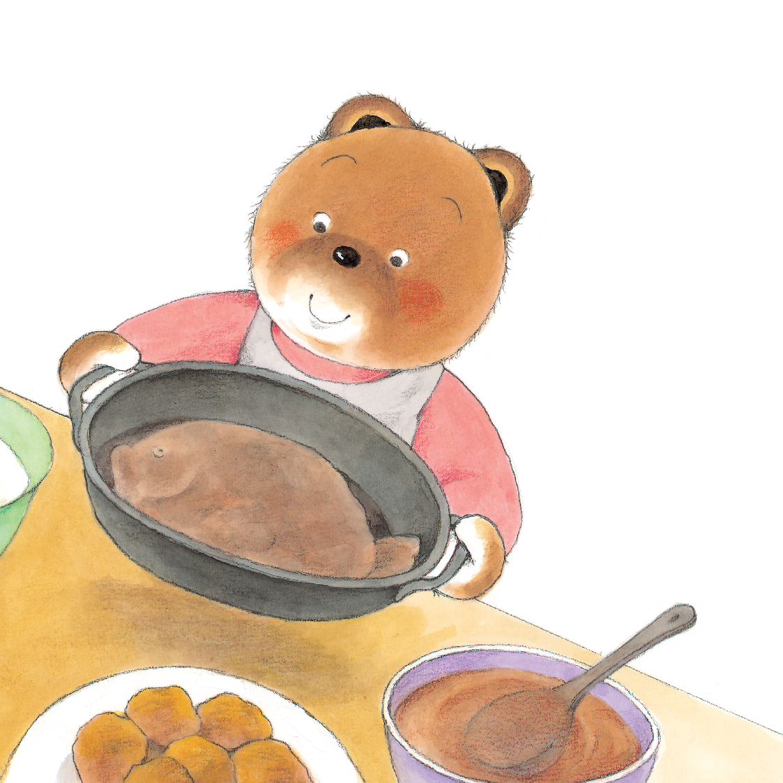Chúc mừng năm mới - Sách tranh ehon Gấu con Kuma - Những chuyện nhỏ hàng ngày