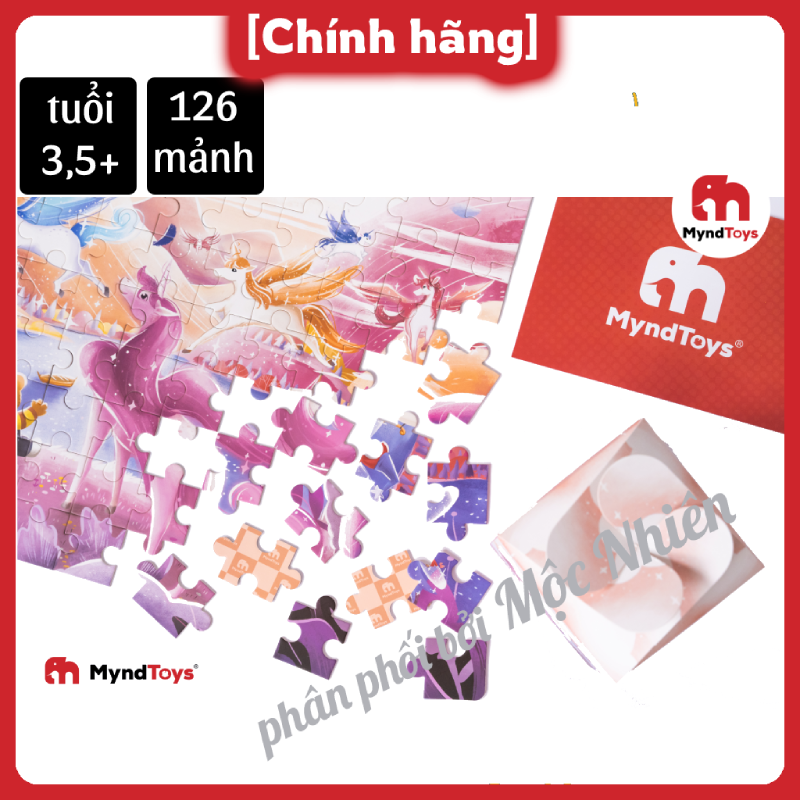 Đồ Chơi Xếp Hình Myndtoys Fantasy Puzzle - Unicorn Dance Dành Cho Bé Gái