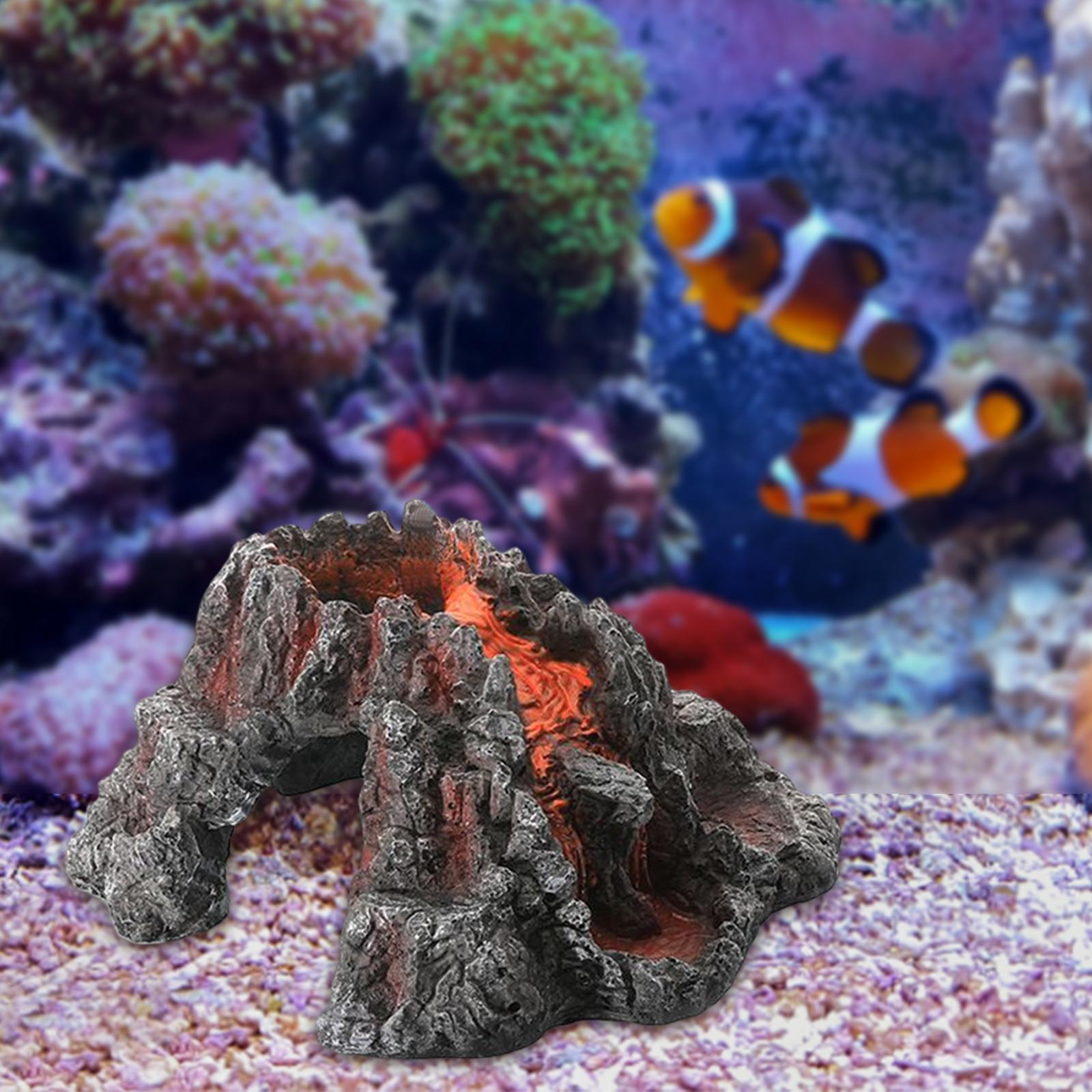 Resin Aquarium Decoration Ornament Kit Shape Landscape Accessories