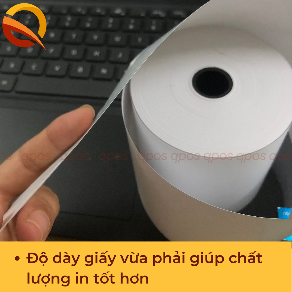 Thùng 10 cuộn giấy in nhiệt K80x80mm, giấy in hóa đơn, giấy in bill K80