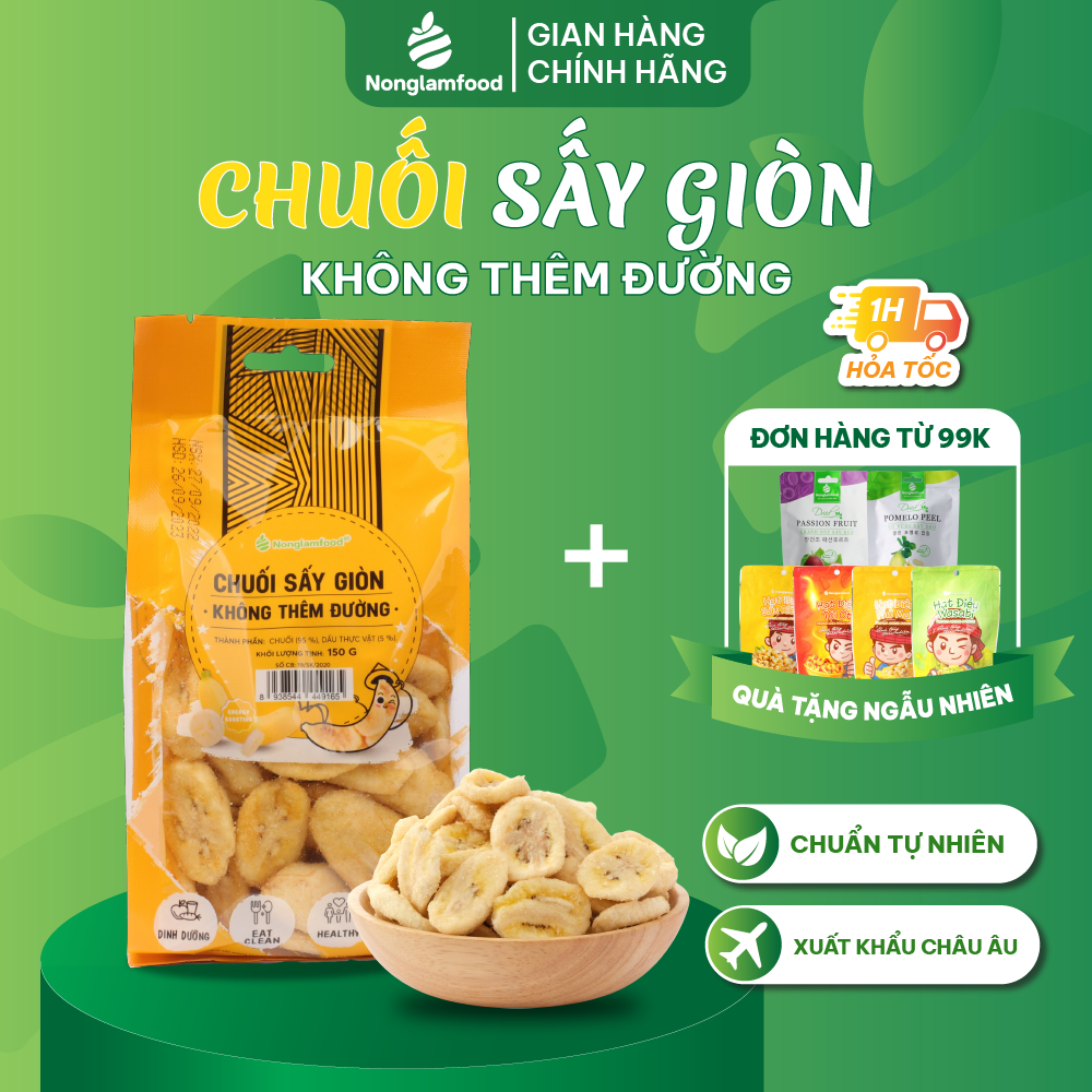 Combo Healthy Mix 5 túi ăn vặt dinh dưỡng Gabri Nonglamfood | Siêu tiện lợi tiết kiệm