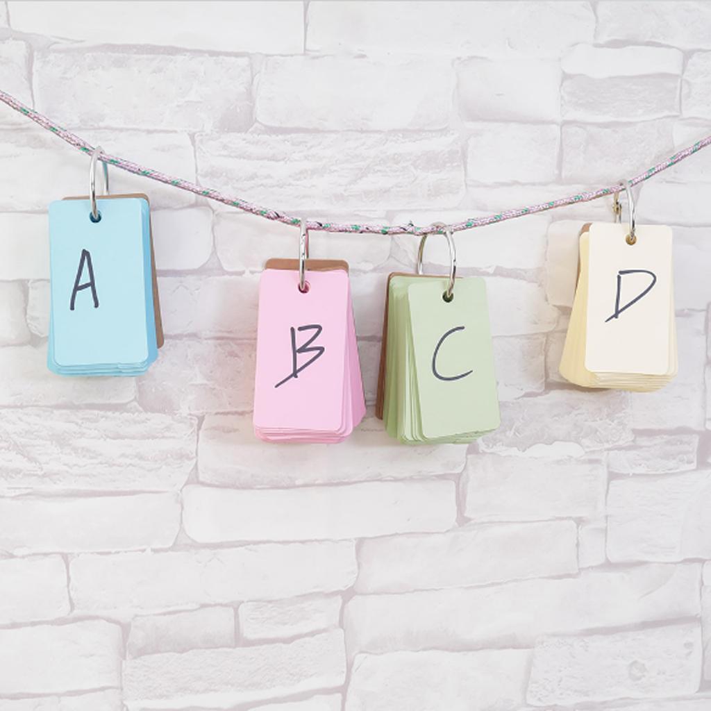 3x 50 Sheets Blank Vocabulary Word Study Cards Greeting Cards Gift Tags DIY