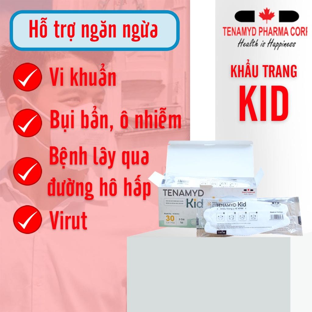 (Combo 3 Hộp) Khẩu Trang Trẻ Em Tenamyd Chính Hãng