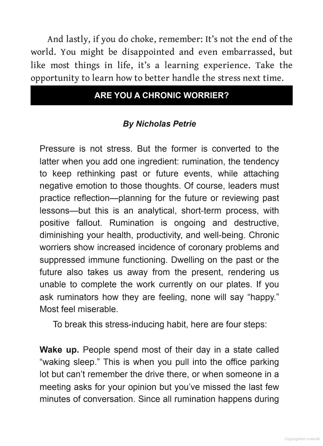 Sách ngoại văn: HBR Emotional Intelligence Series - Managing Overthinking