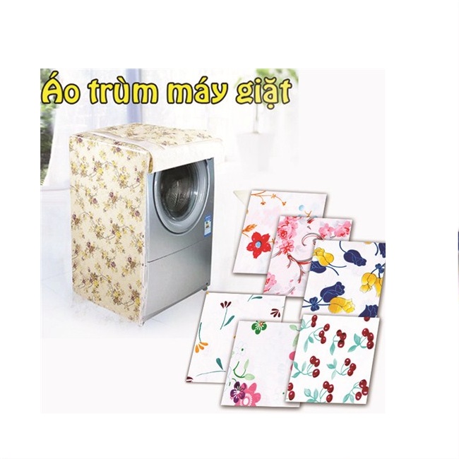 Combo áo trùm máy giặt 2 lớp cao cấp + bột tẩy vệ sinh lồng máy giặt nhập khẩu Hàn Quốc