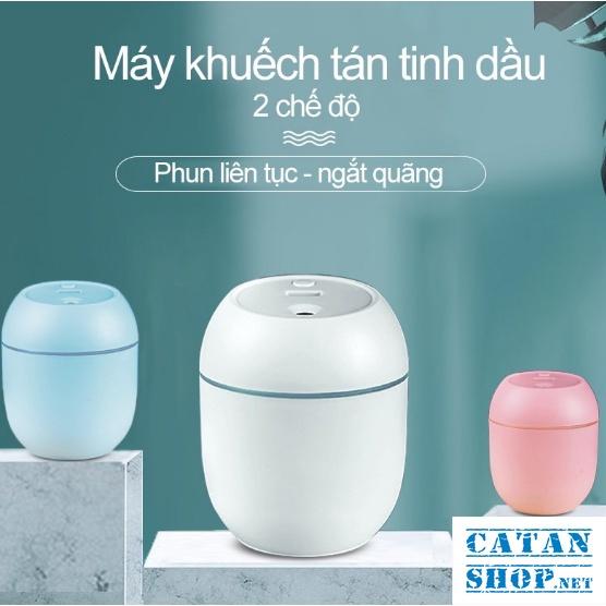 Máy xông tinh dầu Mini Humidifier cho phòng ngủ và trên xe hơi, Máy khuếch tán tinh dầu phun sương tỏa hương thơm