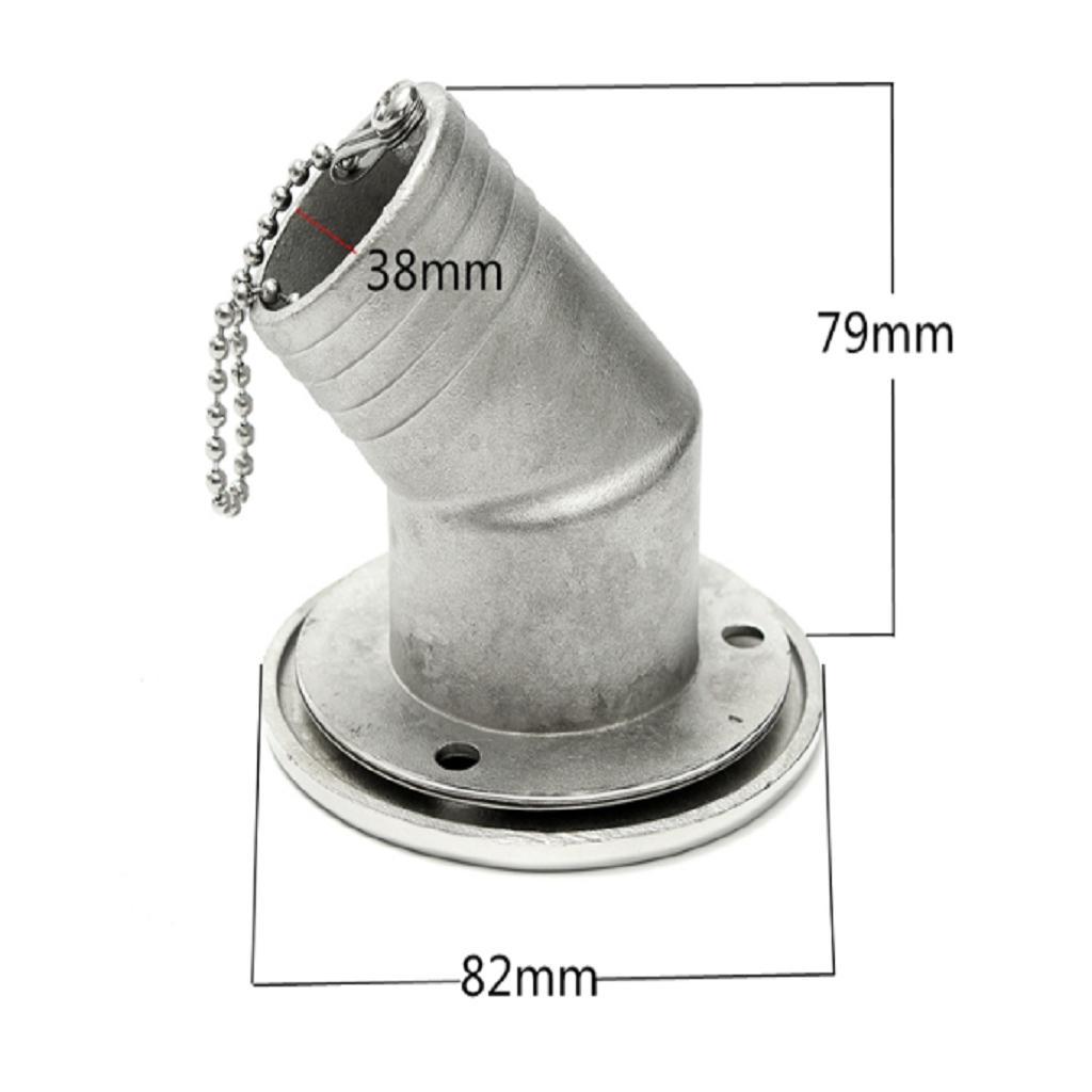 Hose Deck Fill Filler  Cap for  Boat Filler Steel
