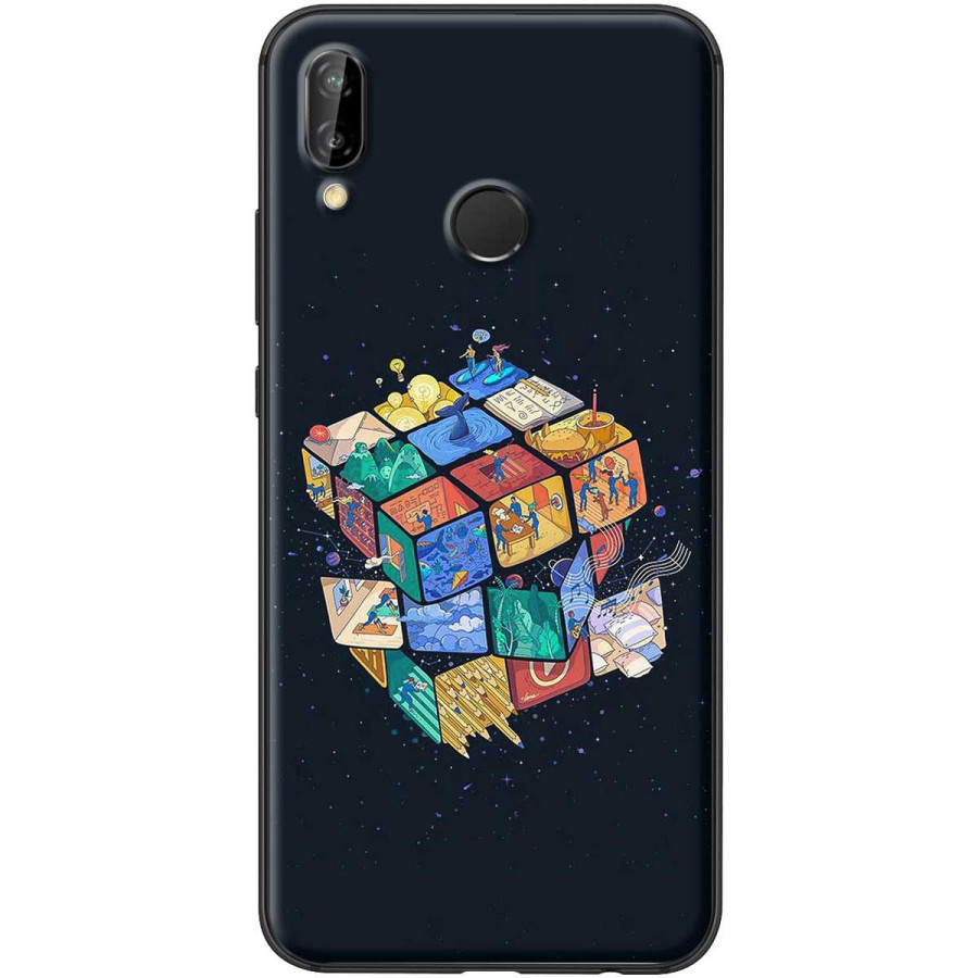 Ốp lưng dành cho điẹn thoại Huawei Nova 3I-Mẫu Rubik