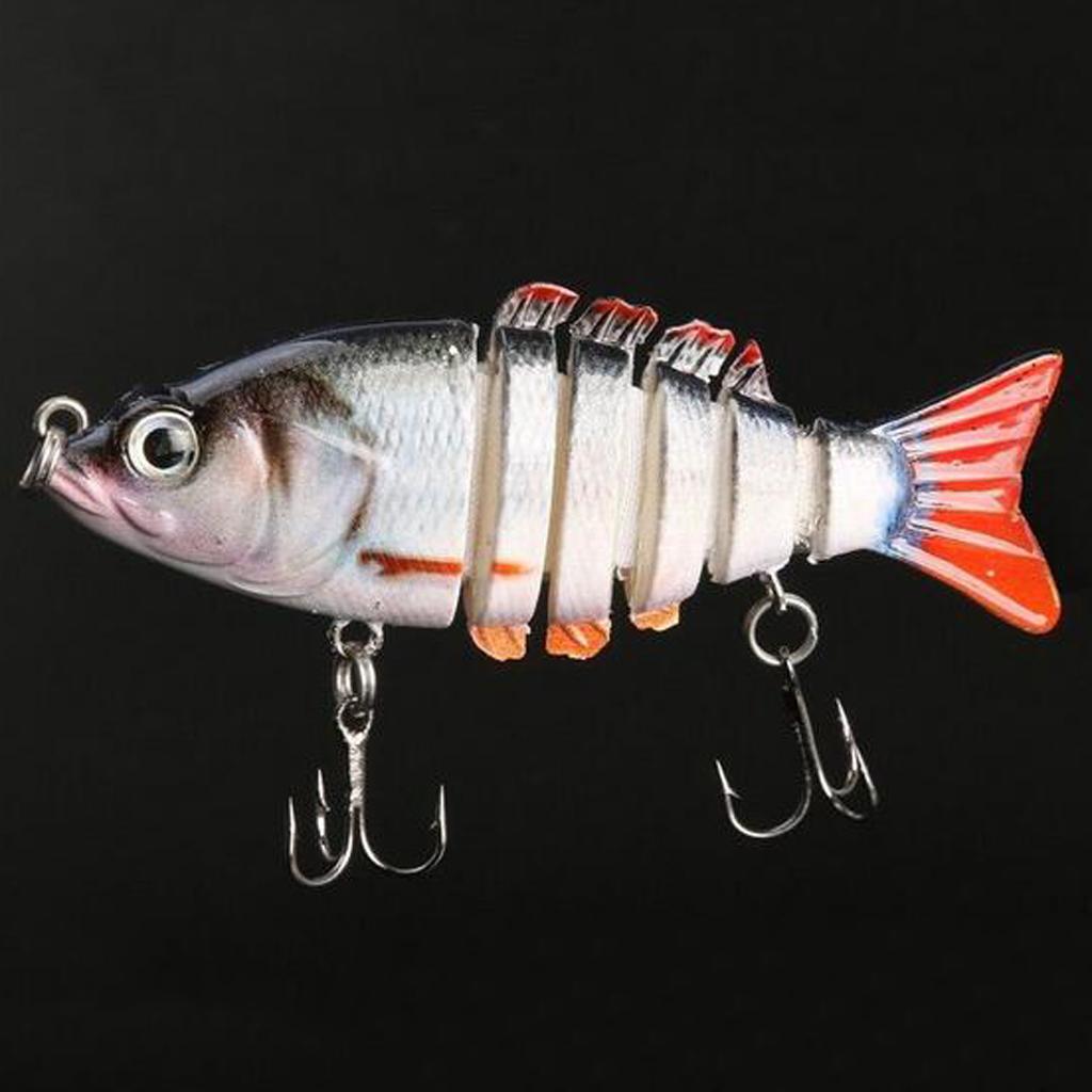 3.5inch Fishing Lure Multi Jointed  Swimbait Life Like Sinking Bass Bait