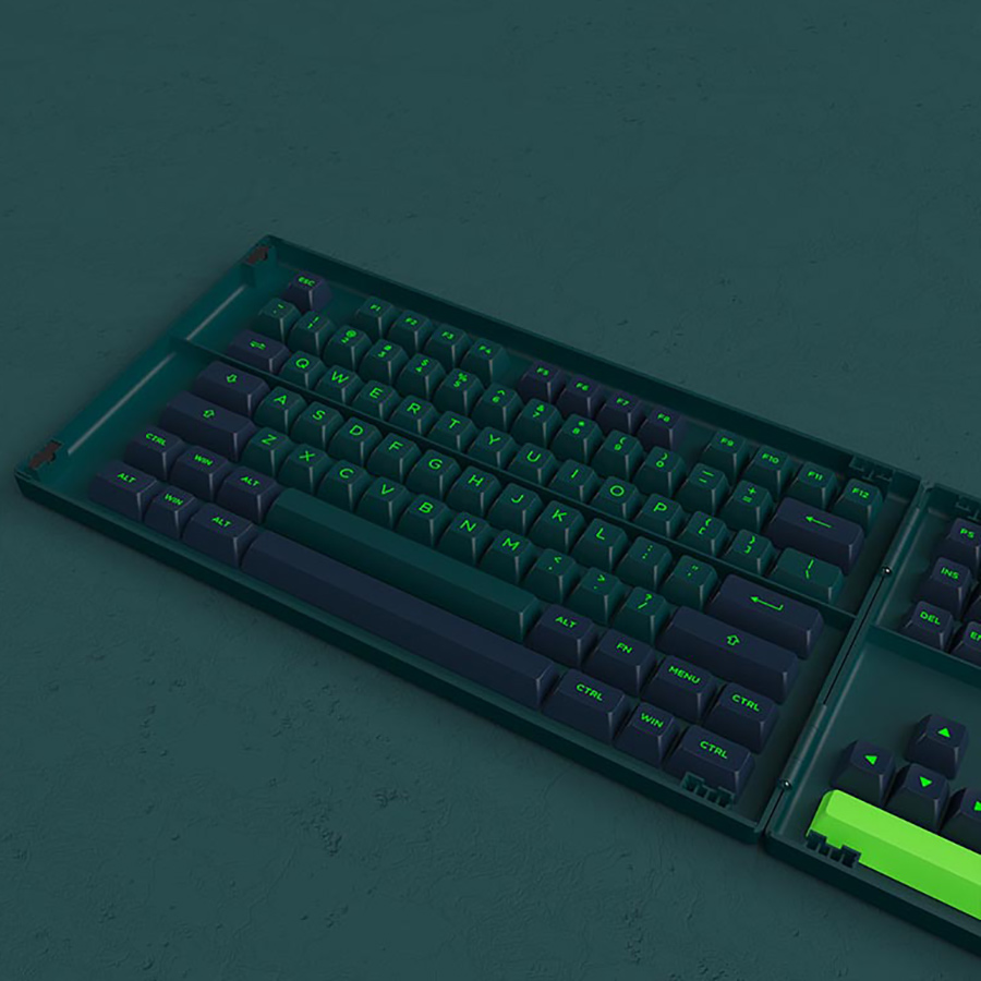 Nút Bàn Phím Cơ AKKO Keycap Set - Wave - Hàng Chính Hãng