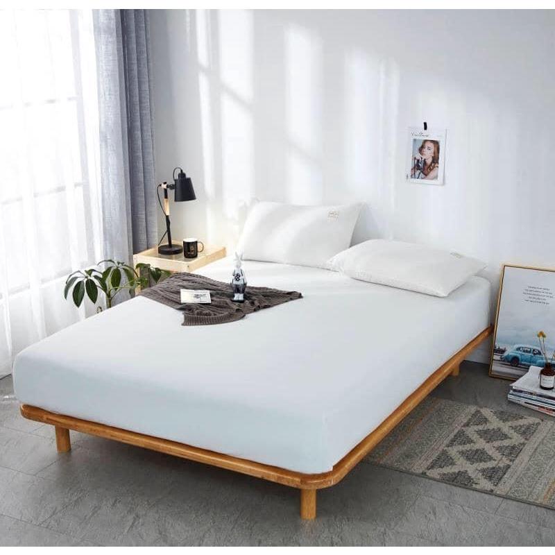 Bộ Ga Giường Vỏ Gối Cotton Tici HIN BEDDING, Drap Trải Nệm Đủ Kích Thước 1m2, 1m4, 1m6, 1m8