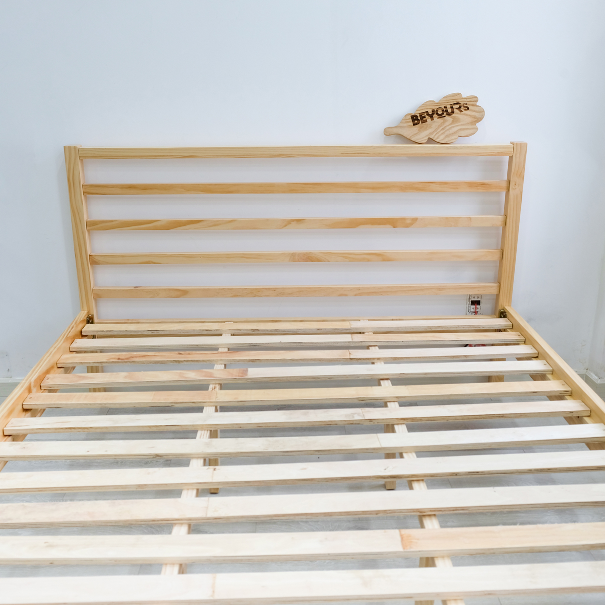 Giường Ngủ Gỗ Nan Simple Bed Nội Thất Kiểu Hàn BEYOURs - Gỗ Tự Nhiên