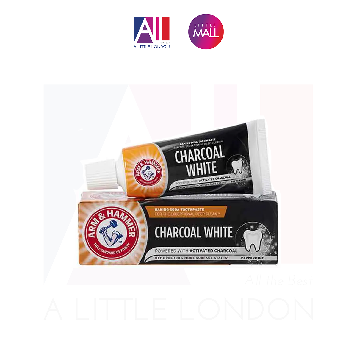 Kem đánh trắng răng Arm &amp; Hammer - Charcoal White 25ml