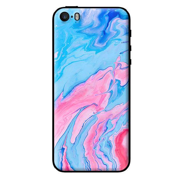 Ốp in cho iPhone 5s Đá Xanh Hồng - Hàng chính hãng