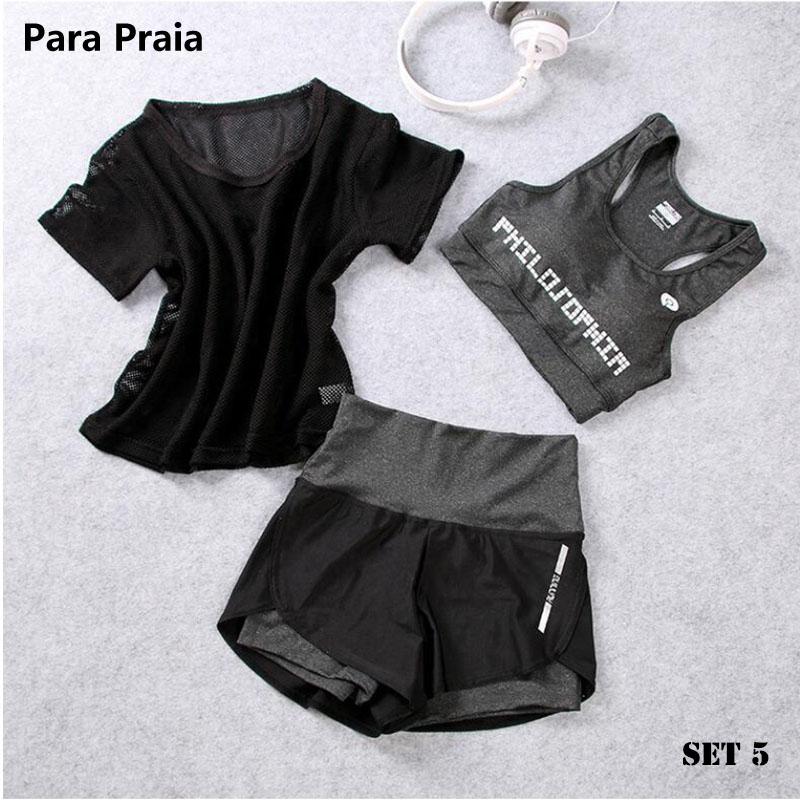 Cao Cấp Bộ Ba Tập Yoga Bộ Thể Thao Dành Cho Nữ Áo Bra Thể Thao Thể Dục Quần Áo Nữ Thể Thao Tập Gym Tập Thể Crop Top phụ Nữ
