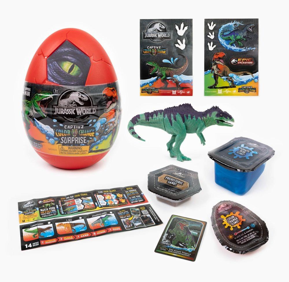 Đồ Chơi Trứng Khủng Long Jurassic World Đổi Màu - Toy Monster TM507 (Mẫu Sản Phẩm Bên Trong Là Ngẫu Nhiên)