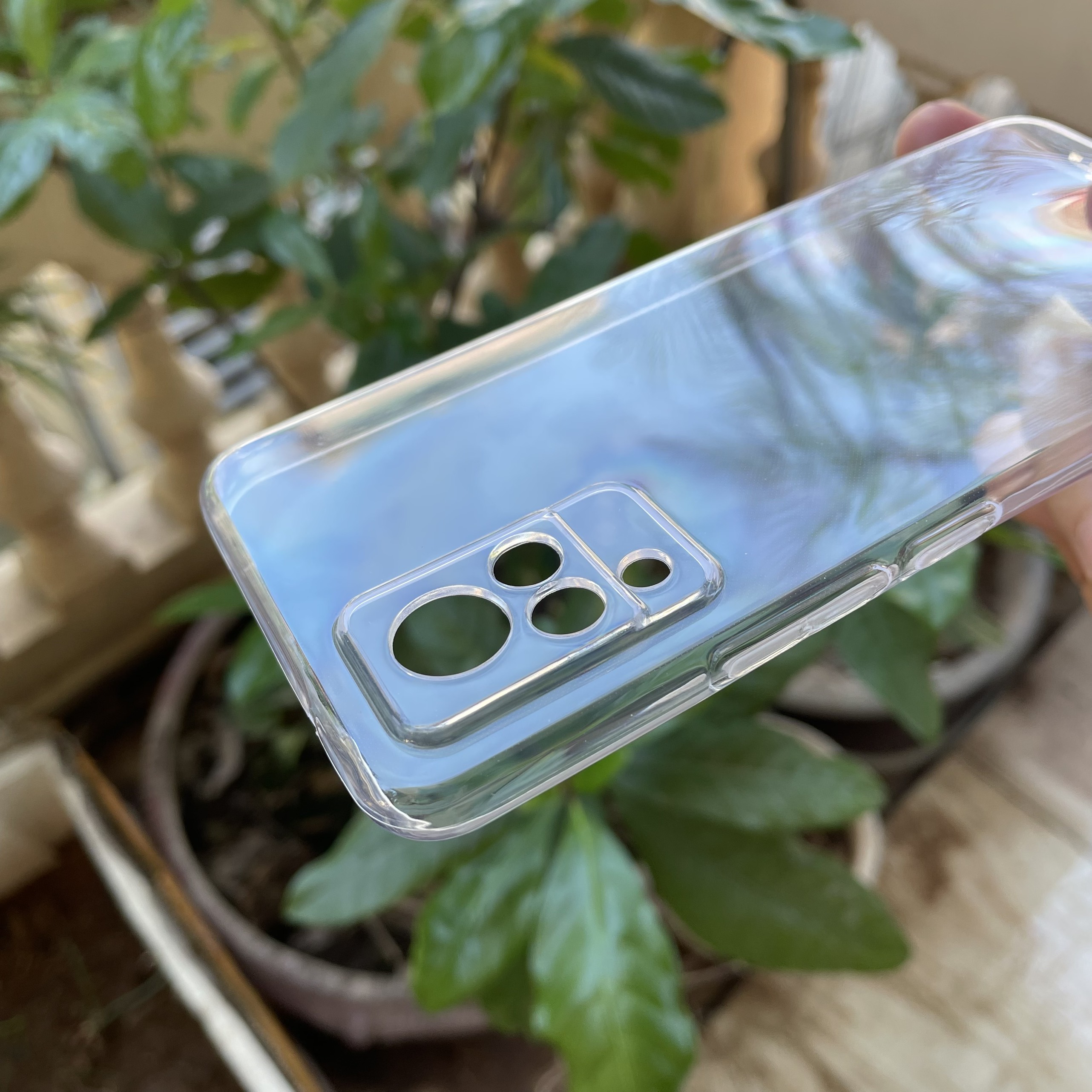 Ốp lưng silicon Gor trong suốt, siêu mỏng, bảo vệ camera cho Vivo V21 5G- Hàng nhập khẩu
