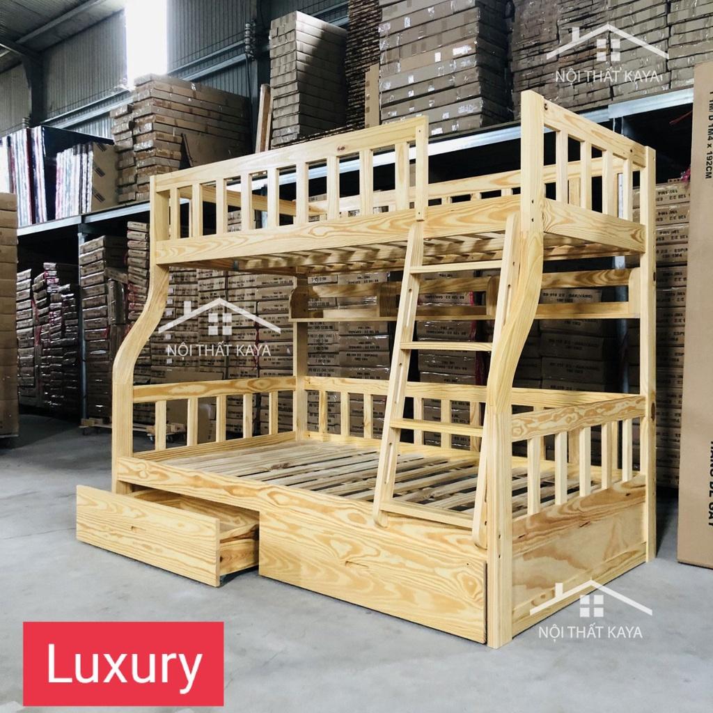 (Ord) Luxury – Giường 2 tầng + 2 Hộc Kéo 1m/1m2