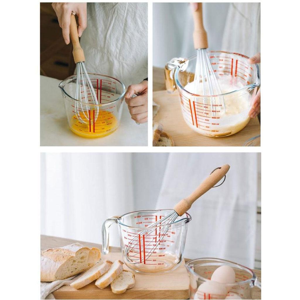 Glass Measuring Cup with Scale Cream Milk Measuring Cup Kitchen Baking Tool