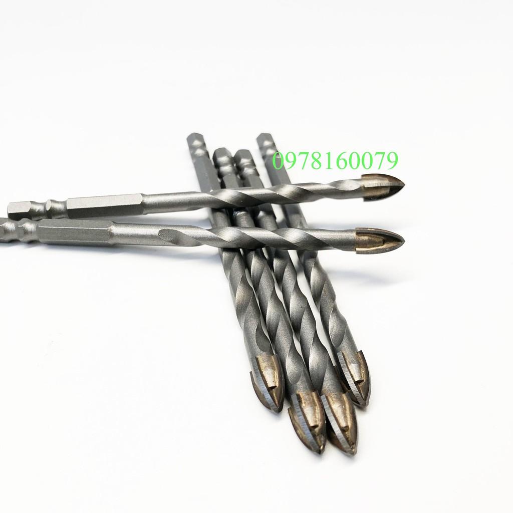 Mũi khoan đa năng chân lục giác, khoan kính, thủy tinh,khoan gạch men, gạch đá hoa cương