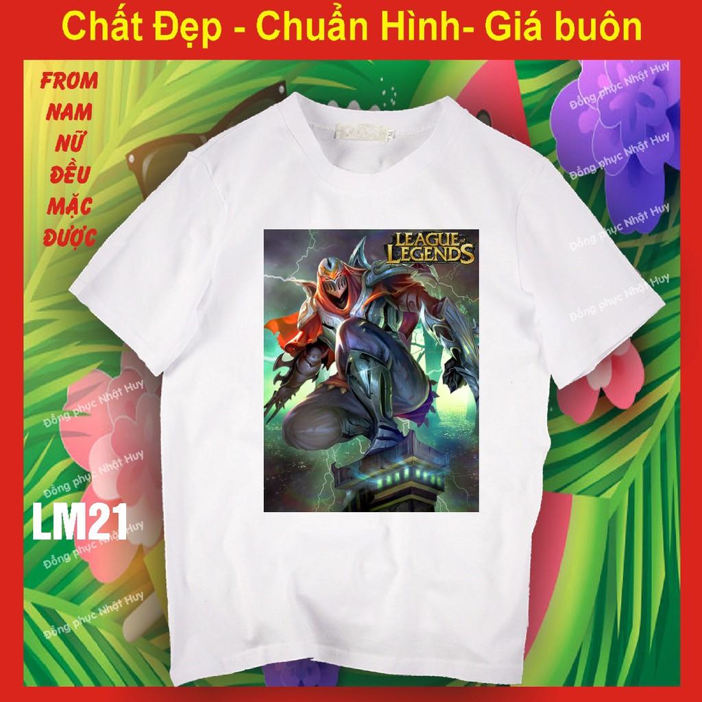 Áo thun game Liên minh huyền thoại lol LM17, chất đẹp, bao đổi trả,phông, yasuo, teamo,leesin, tôn ngộ không