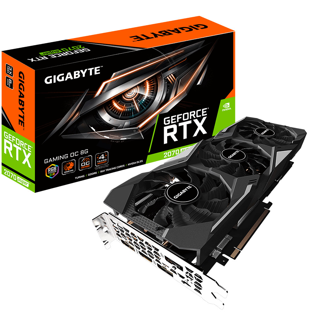 Card Màn Hình GIGABYTE GeForce RTX 2070 SUPER GAMING OC 8G - Hàng chính hãng