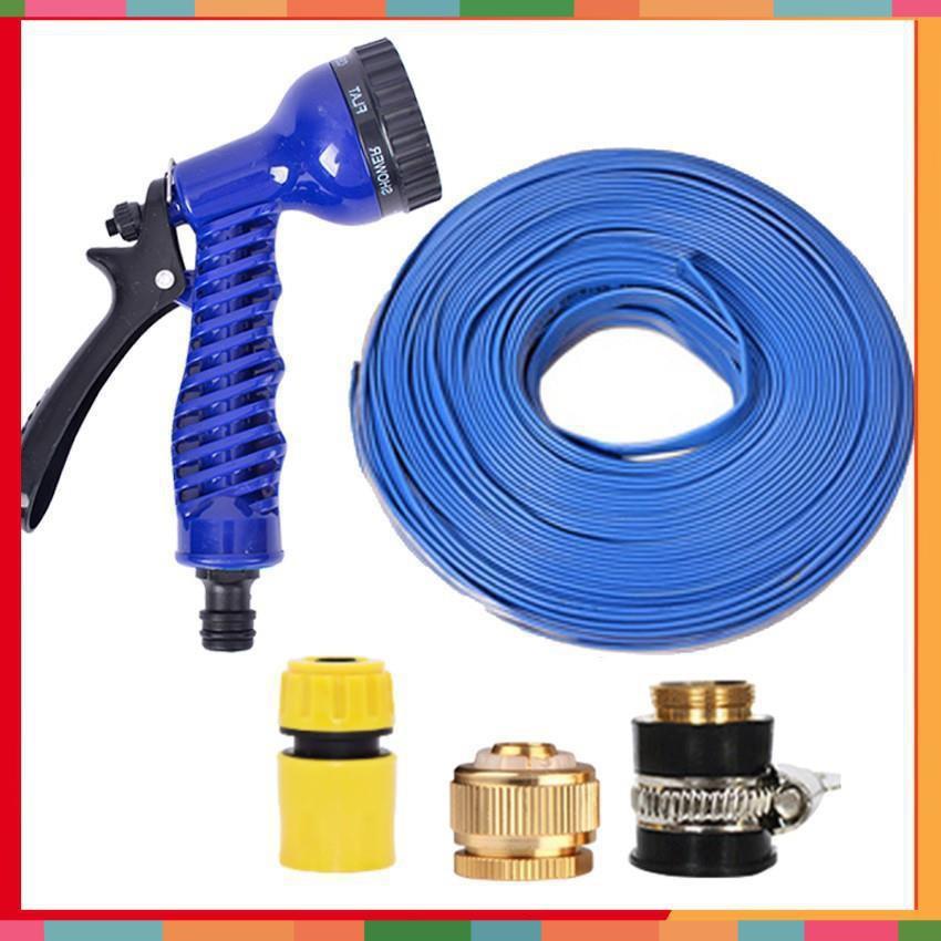 Bộ dây và vòi xịt tăng áp lực nước,rửa xe, tưới cây 20m  206843